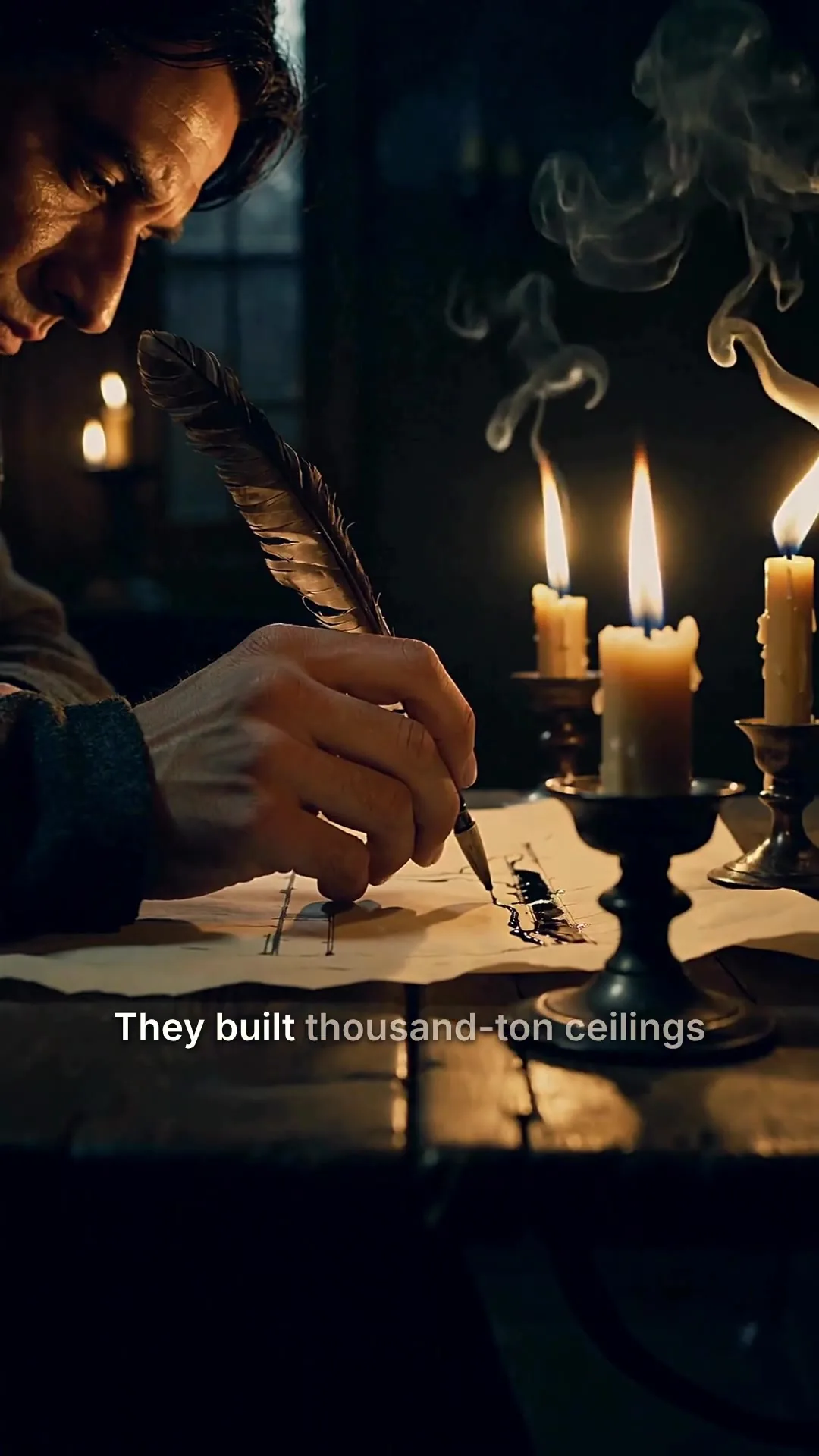 Script to Video example: Your script, narrated over AI scenes with captions, made with MakeAIVideo