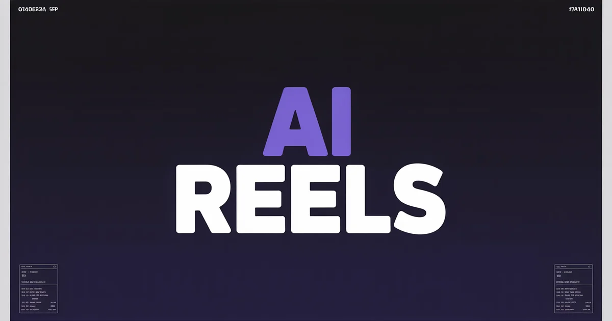 AI Reels Generator Anti-Patterns 2026, bold headline over a grid of vertical 9:16 phone screens on a dark navy gradient