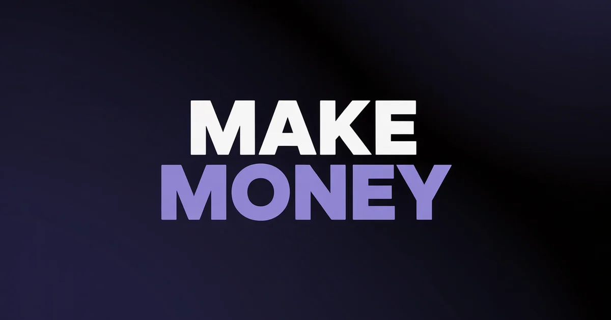 How AI Influencers Make Money 2026, bold headline over a dark indigo gradient with stylised icons for the four revenue lines